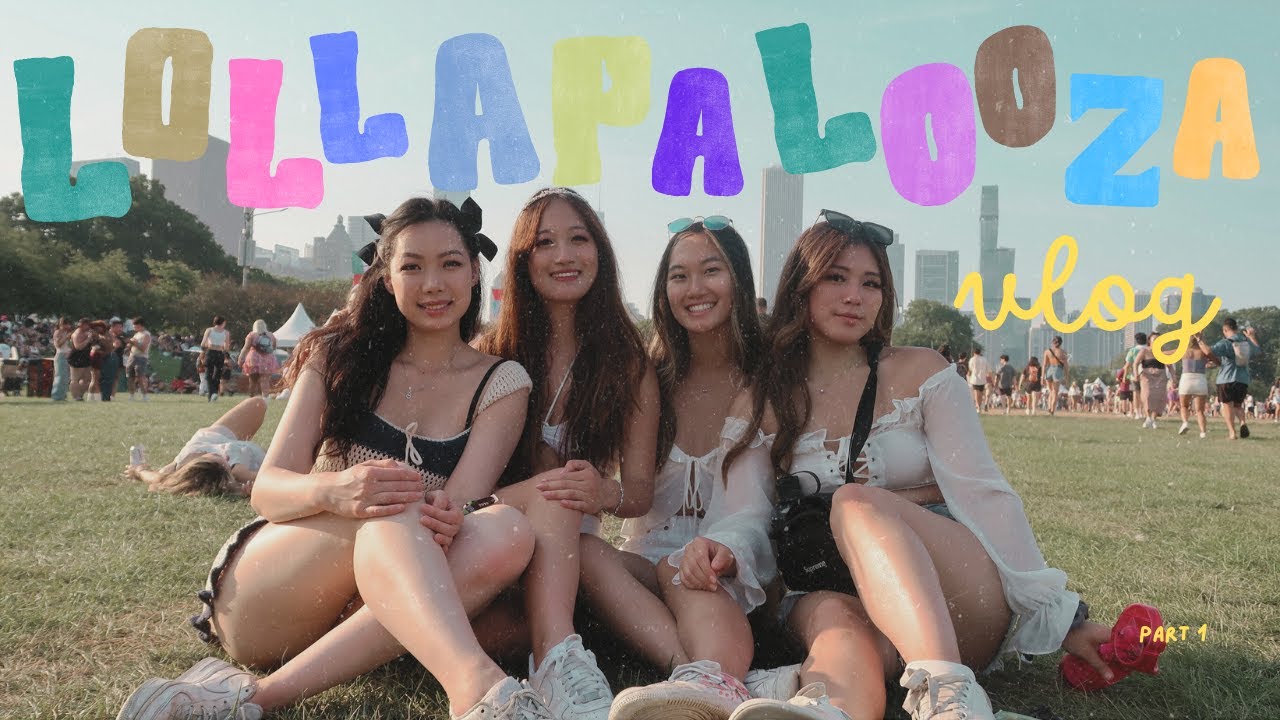 🤍vlog | new friends and new jeans🐰 | LOLLAPALOOZA 23'