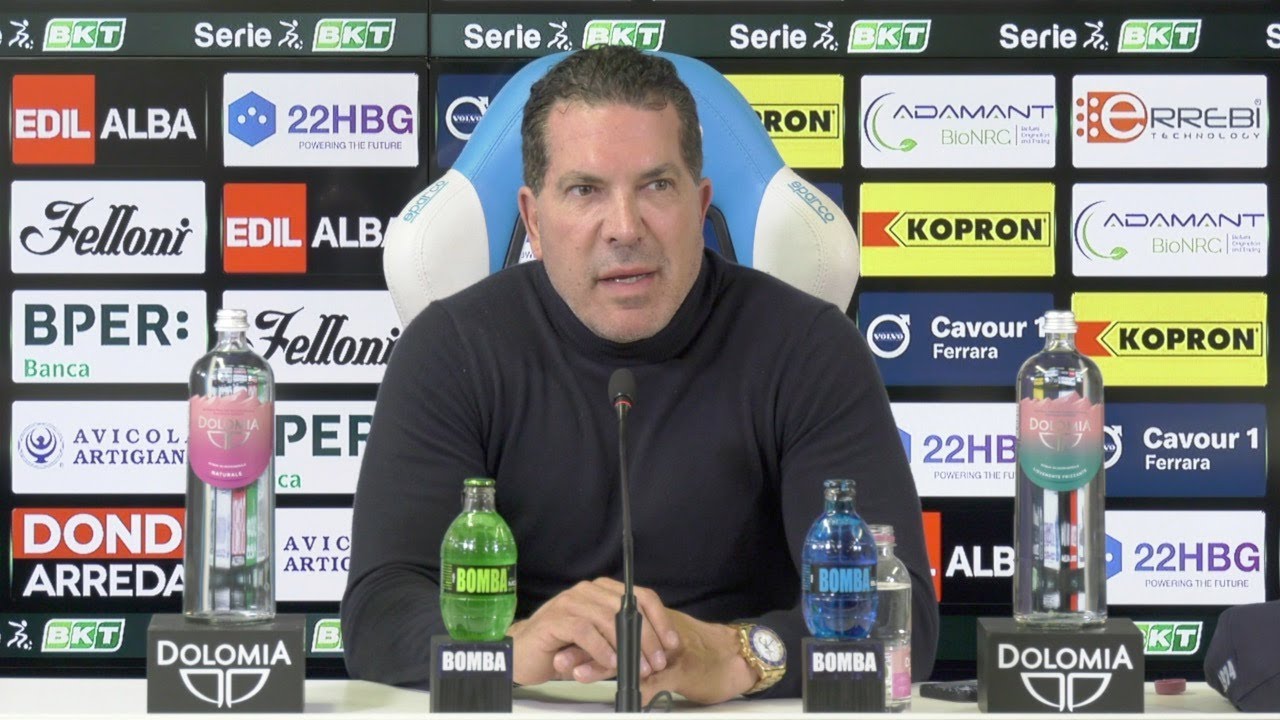 La conferenza del presidente Joe Tacopina nel post gara di SPAL-Frosinone