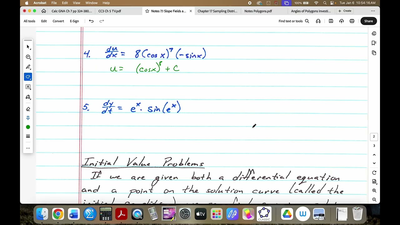 Calc AB Jan 6
