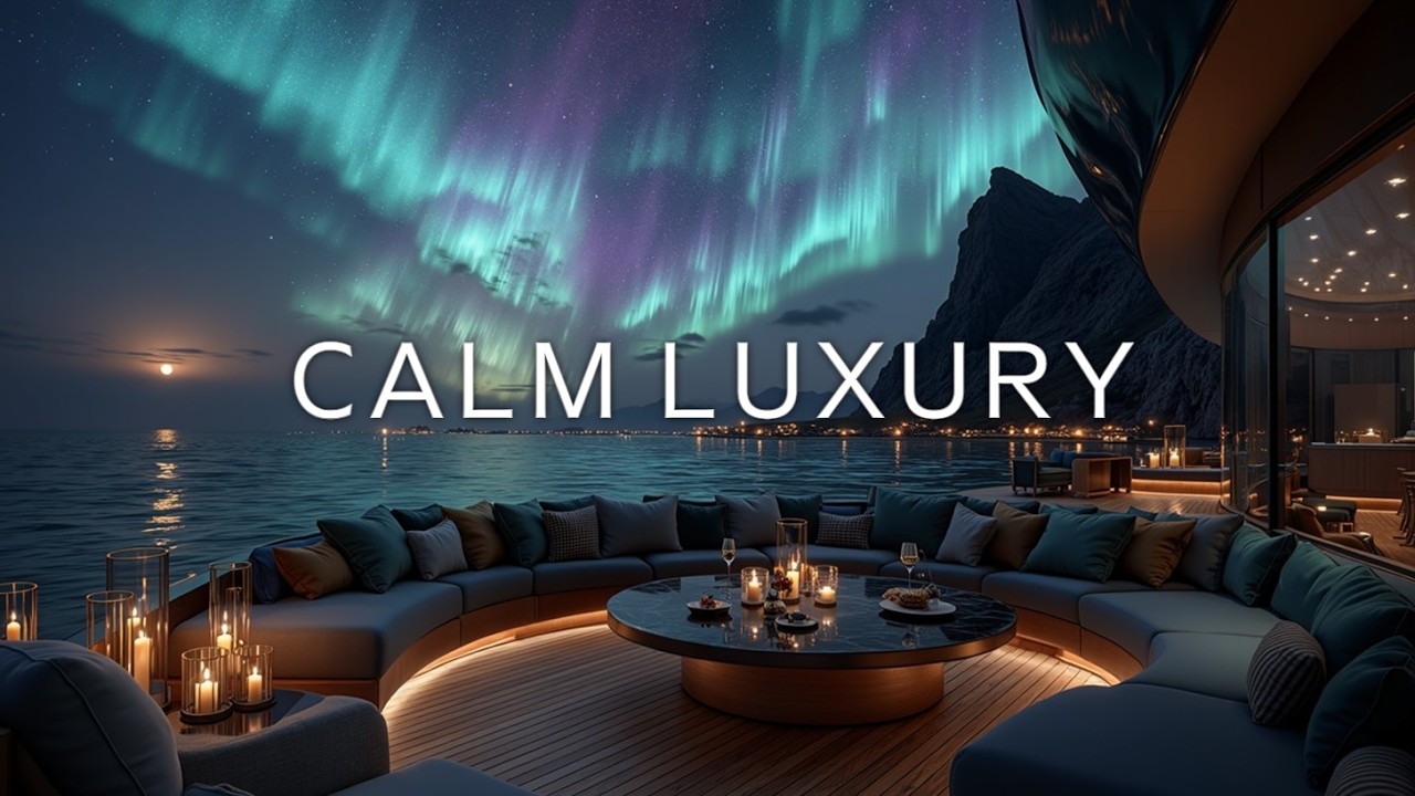 Luxury Yacht Chillout Mix Aurora Borealis Vibes Relaxing Lounge Music