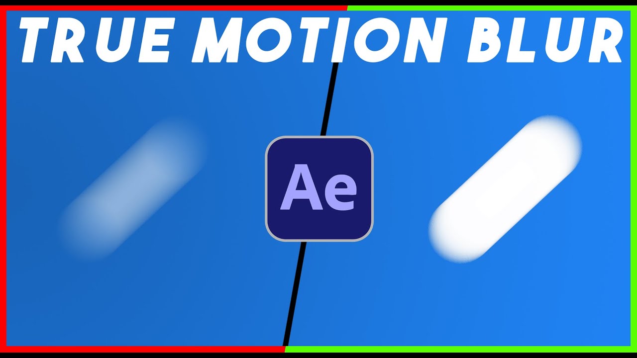 CINEMATIC Motion Blur | After Effects Tutorial