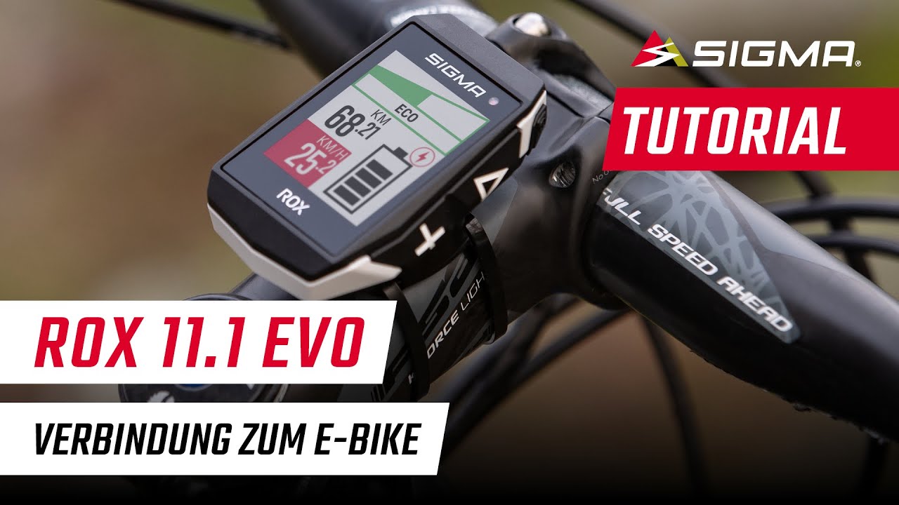 DE | ROX 11.1 EVO | Verbindung zum E-Bike | Tutorial | SIGMA SPORT