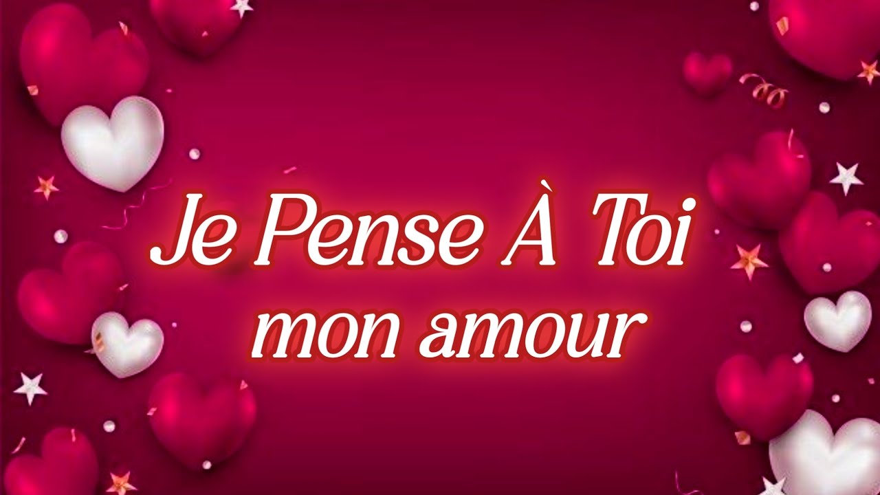 Je pense à toi 💞 poème d'amour touchant 💕 lettre d'amour touchant ❤️ texte d'amour 💖 message d'amour