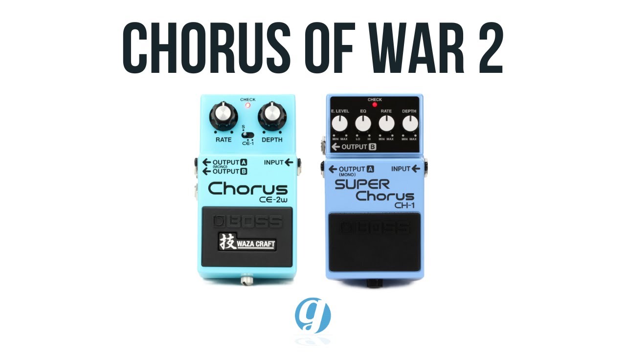Boss CE-2W VS Boss CH-1 TONE (NO Talking) #bosspedals #choruspedal #guitarpedals #electricguitar