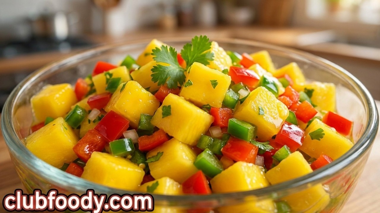 Spicy Tropical Salsa Recipe &bull; Flavorful Condiment! - Episode 44