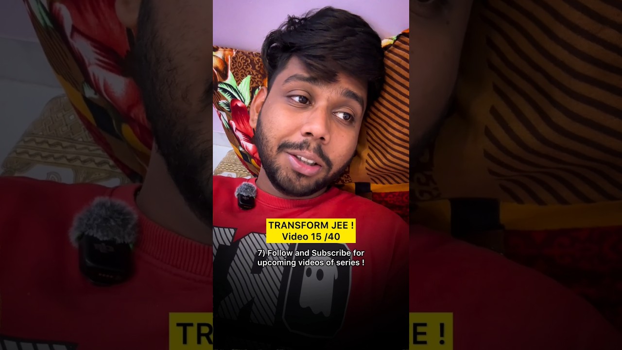 AIR 1 Daily routine ! JEE 2026 | JEE 2027 | NEET 2026 | IIT motivation #jee #shorts #iit #neet