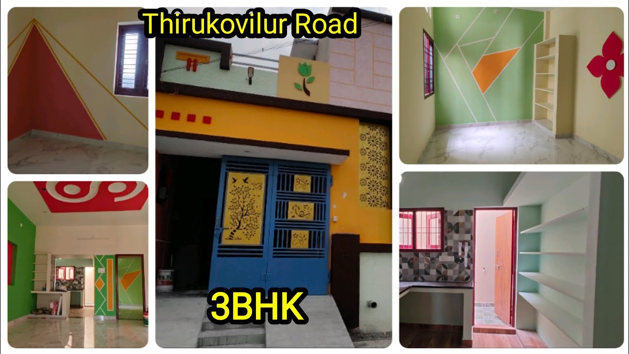 ID 438 New House sale at Thiruvannamalai//3 BHK//North//Thirukovilur Road// MH Real Estate 