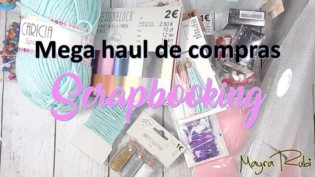 Mega HAUL de compras Scrap BLACK FRIDAY 2020. Tedi y tiendas de scrap