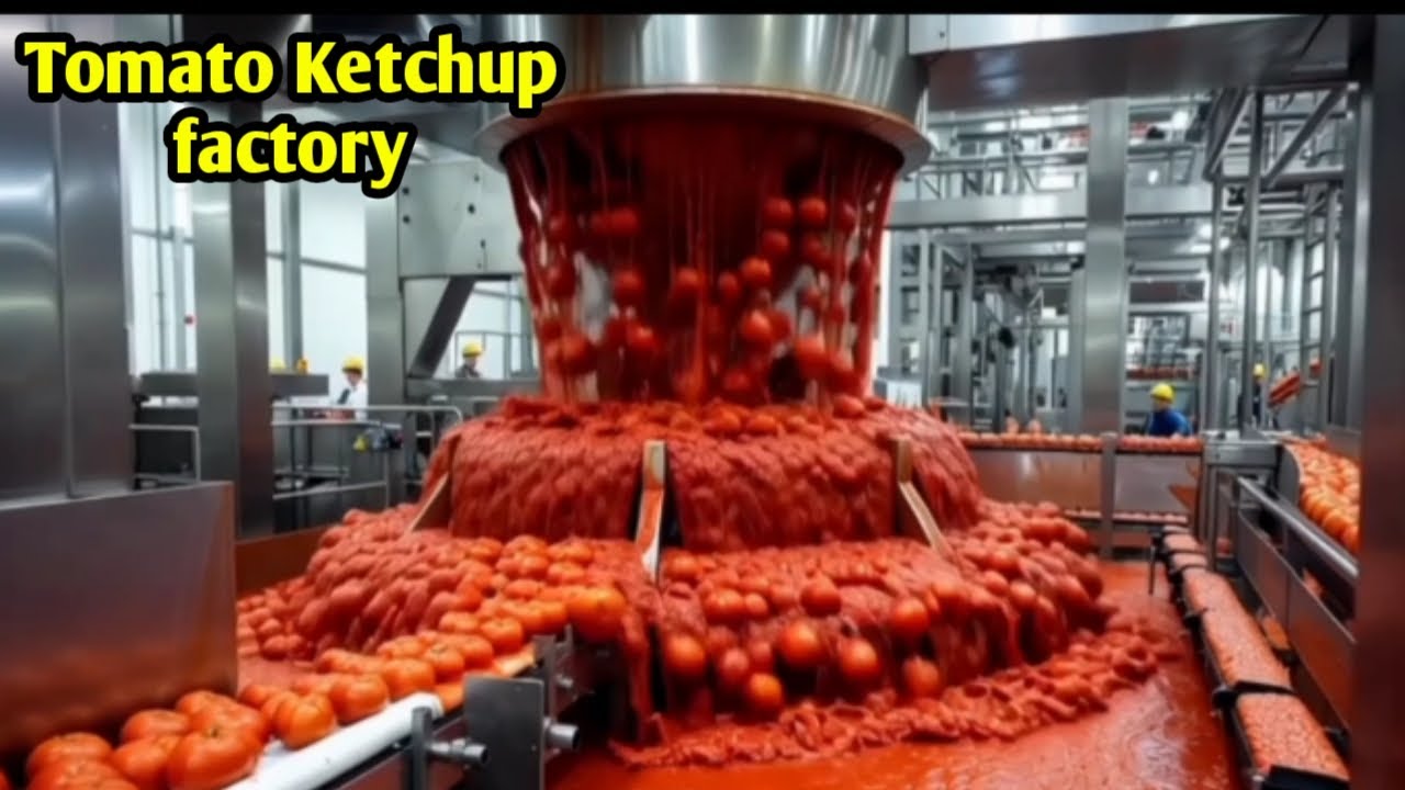 Inside a Modern Ketchup Factory: How Tomato Ketchup Is Made (Full Process)