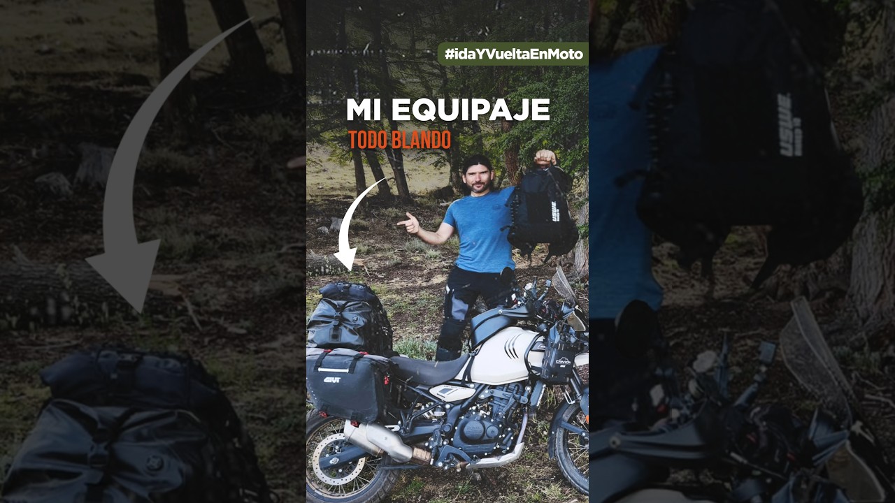 Artículos prácticos para viajar en moto. *revisa el video completo #idayvueltaenmoto #himalayan450