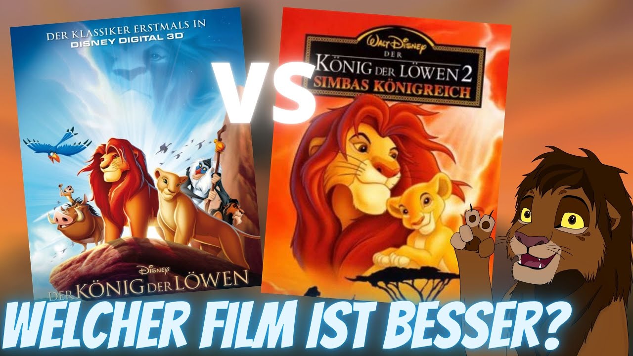 Filmvergleich: Welcher Film ist besser? |DerFlozi König der Löwen