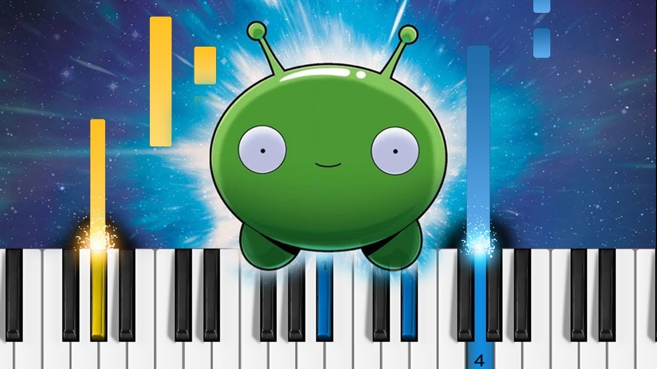 Final Space - Opening Theme Song - Piano Tutorial / Piano Cover