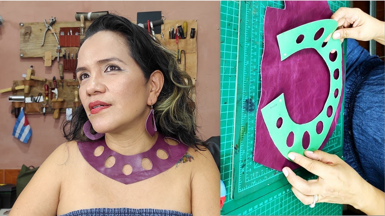 Cómo hacer un collar de cuero elegante