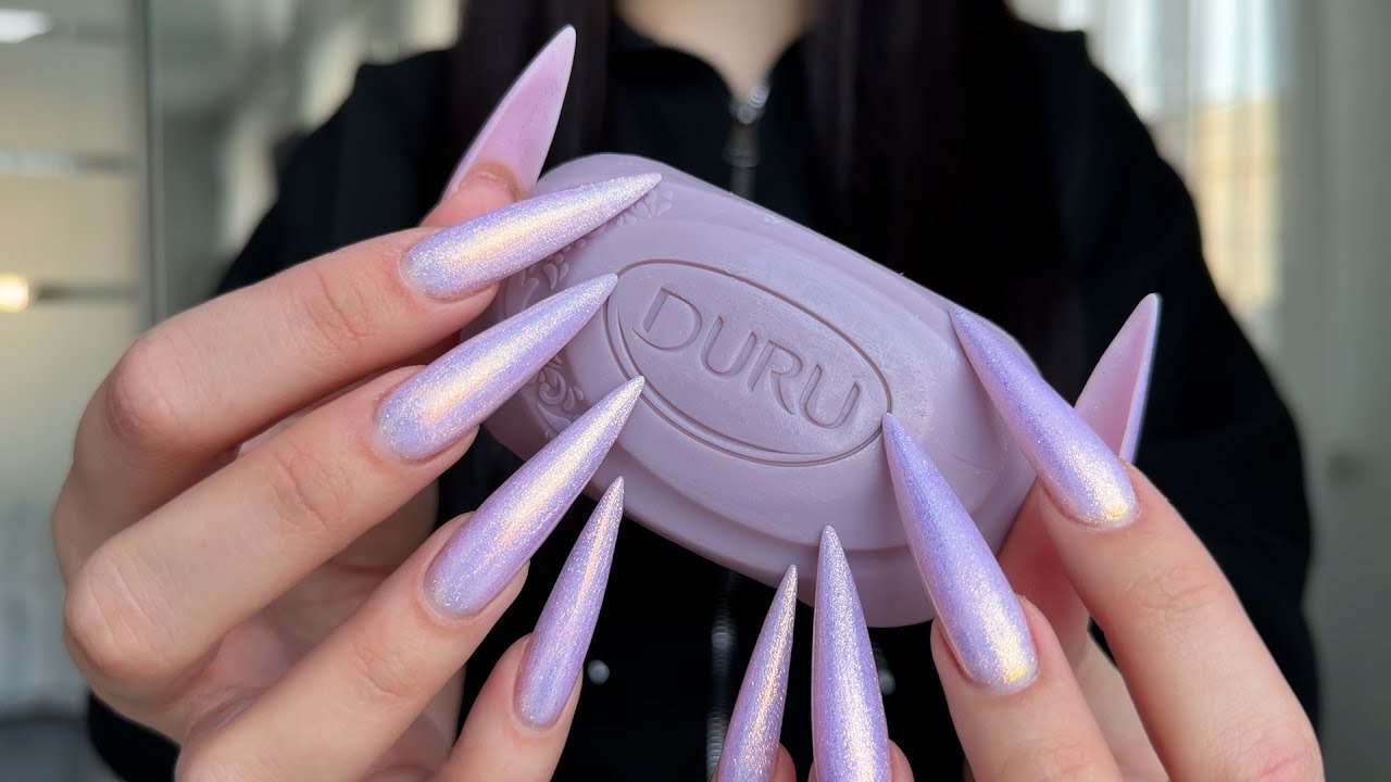 1 HOUR ASMR - Soap 🧼 Tapping & Scratching !