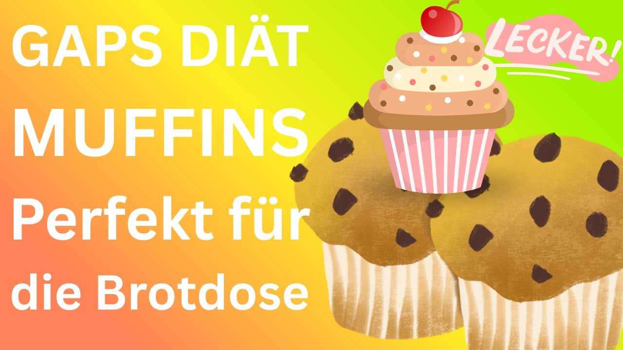 Perfekt für die Brotdose oder als Snack -  GAPS Muffins #rezept #gaps #ernährung #gesundeernährung