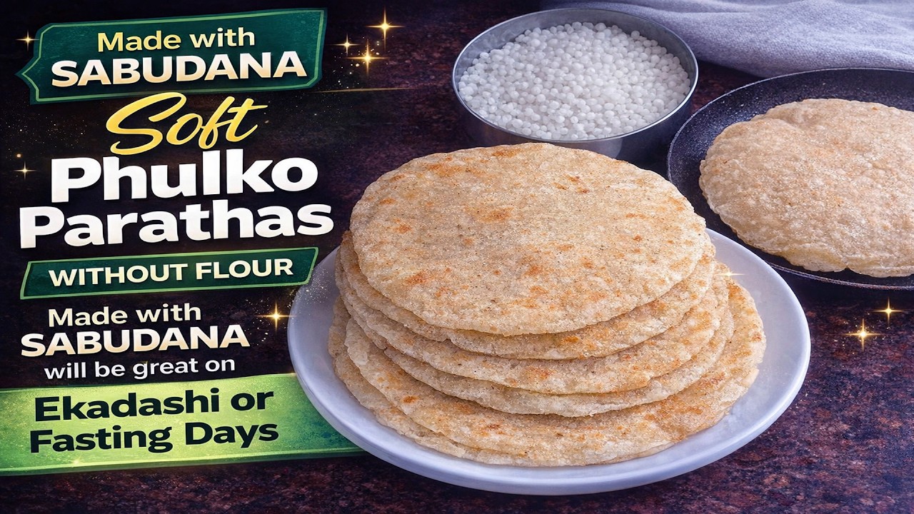 Ultimate Flourless Sabudana Paratha Recipe: Soft Fluffy Ekadashi Special Without Atta