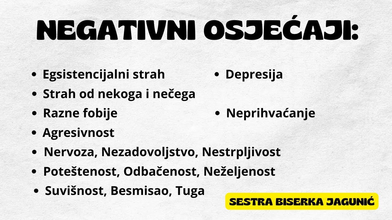 Kako Nastaju Negativni Osjećaji, Što Ih Uzrokuje i Kako Ih Liječiti?