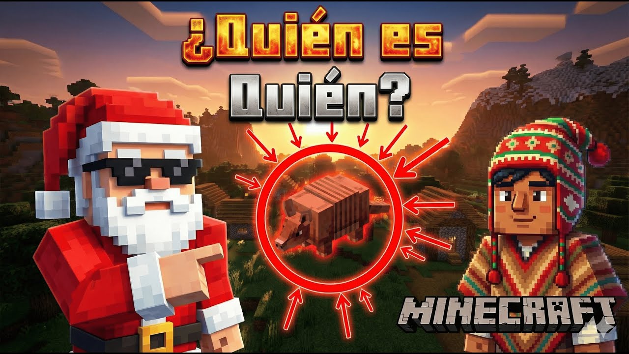 ¿Quién es Quién? Navideño pero en MINECRAFT @nanditogod