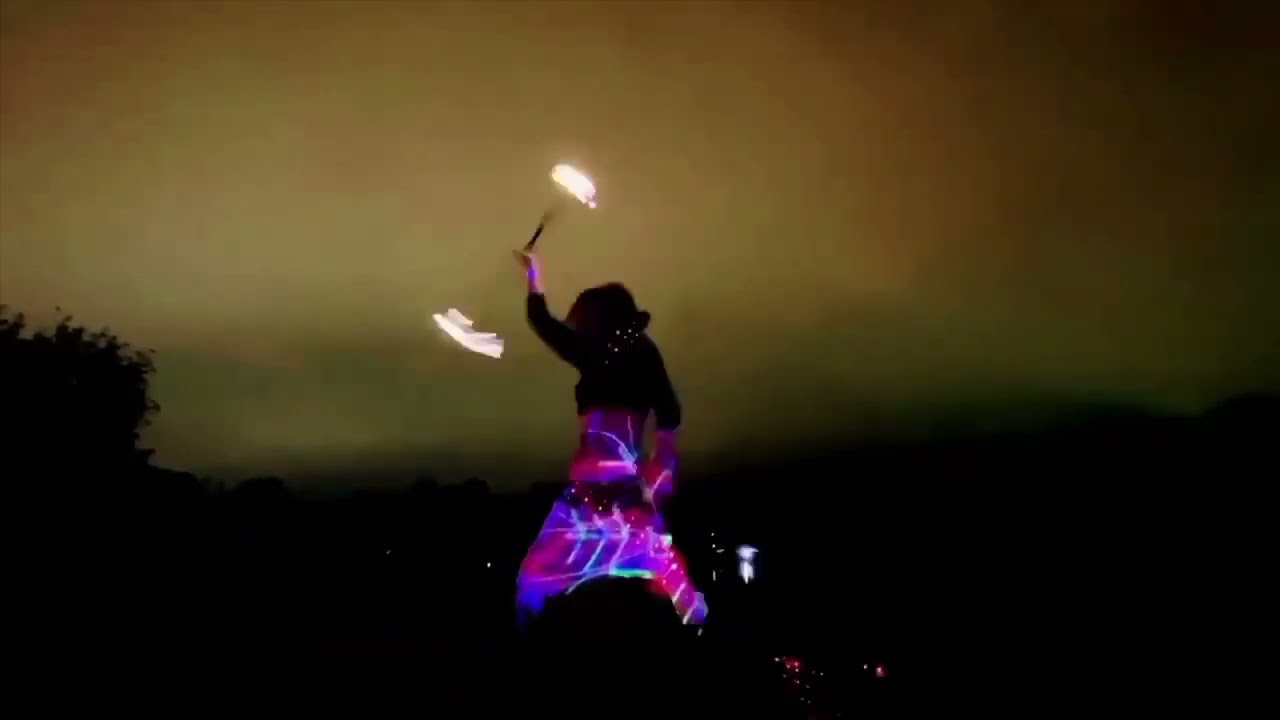 Fire & Laser Lights Show @ Trout Lake, Vancouver - Midori Ryans