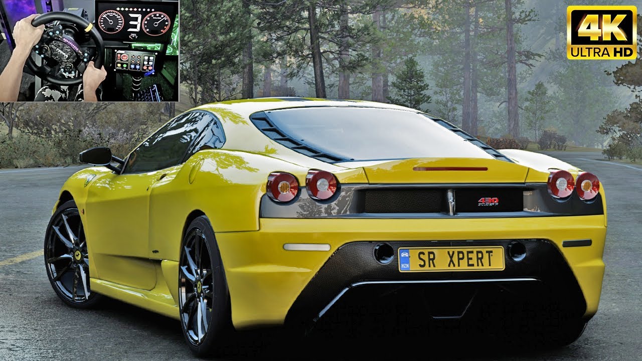 Ferrari 430 Scuderia | Forza Horizon 5 | MOZA R21 Steering Wheel Gameplay 4K