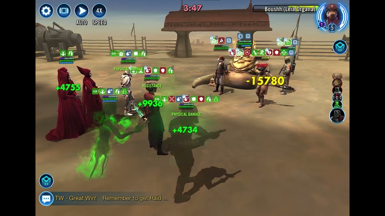 5v5 GAC - Great Mothers vs Jabba/Boba cron