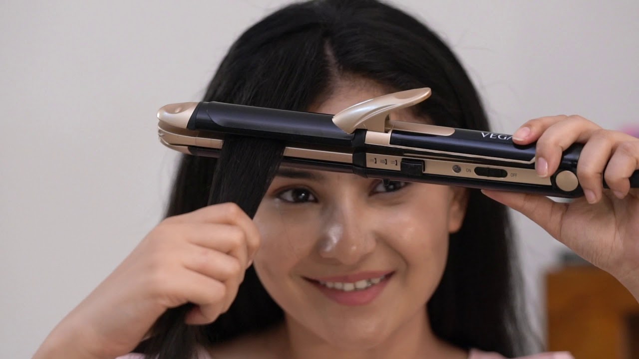 VEGA 3 In 1 Hair Styler (VHSCC-01) | Hair Straightener, Curler & Crimper