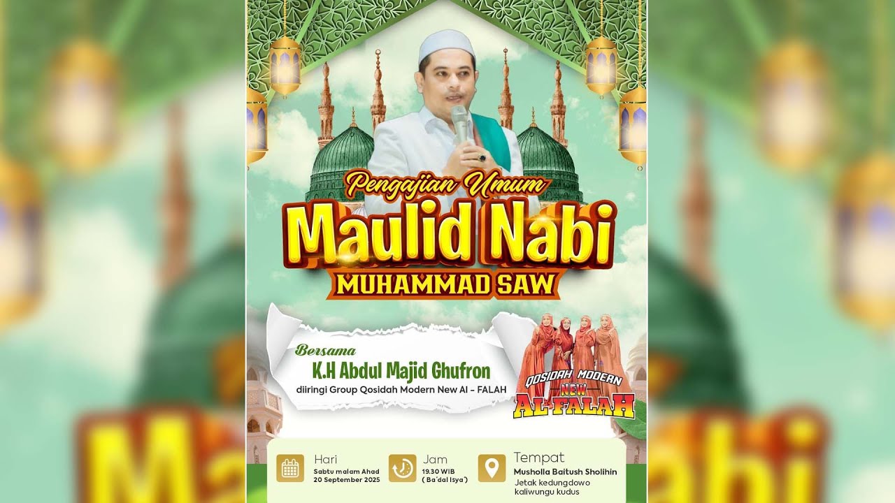 MAULID NABI MUHAMMAD SAW - MUSHOLLA BAITUSH SHOLIHIN JETAK KEDUNGDOWO KALIWUNGU KUDUS