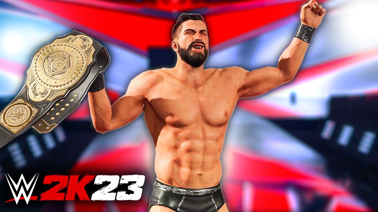 WWE 2K23 MyRISE - I Won The IC Title in My WWE Debut!