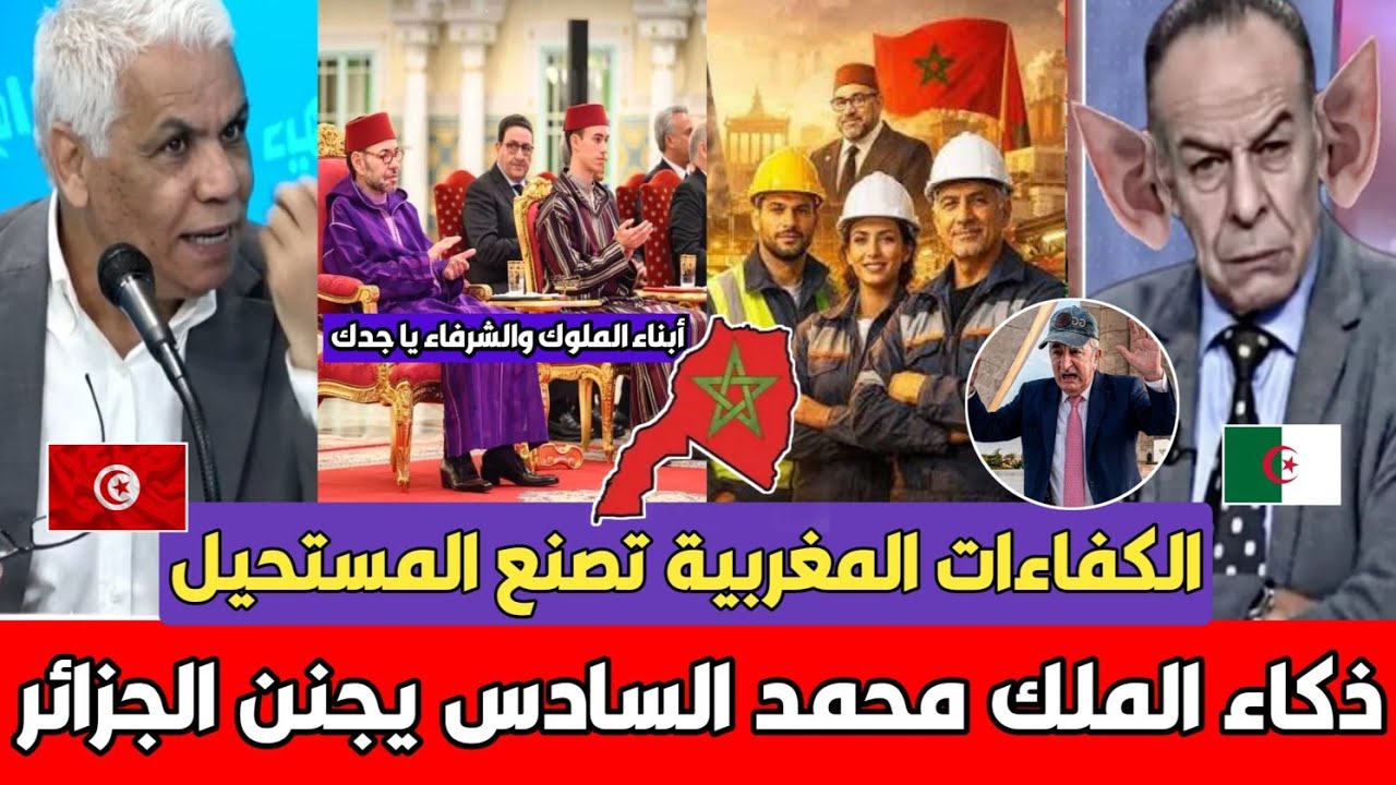 أول تعليق جزائري تونسي بعد إطلاق الملك محمد السادس مشروع صناعة أنظمة الطائرات العملاق وصدمة الجزائر
