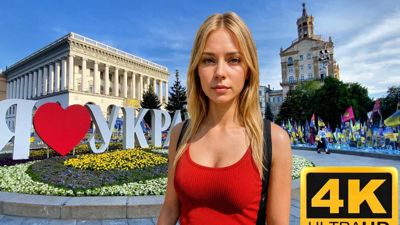 Kyiv, Ukraine. Summertime. Walking Tour 2025 📍 Filmed in real-time | 4K UHD | No commentary