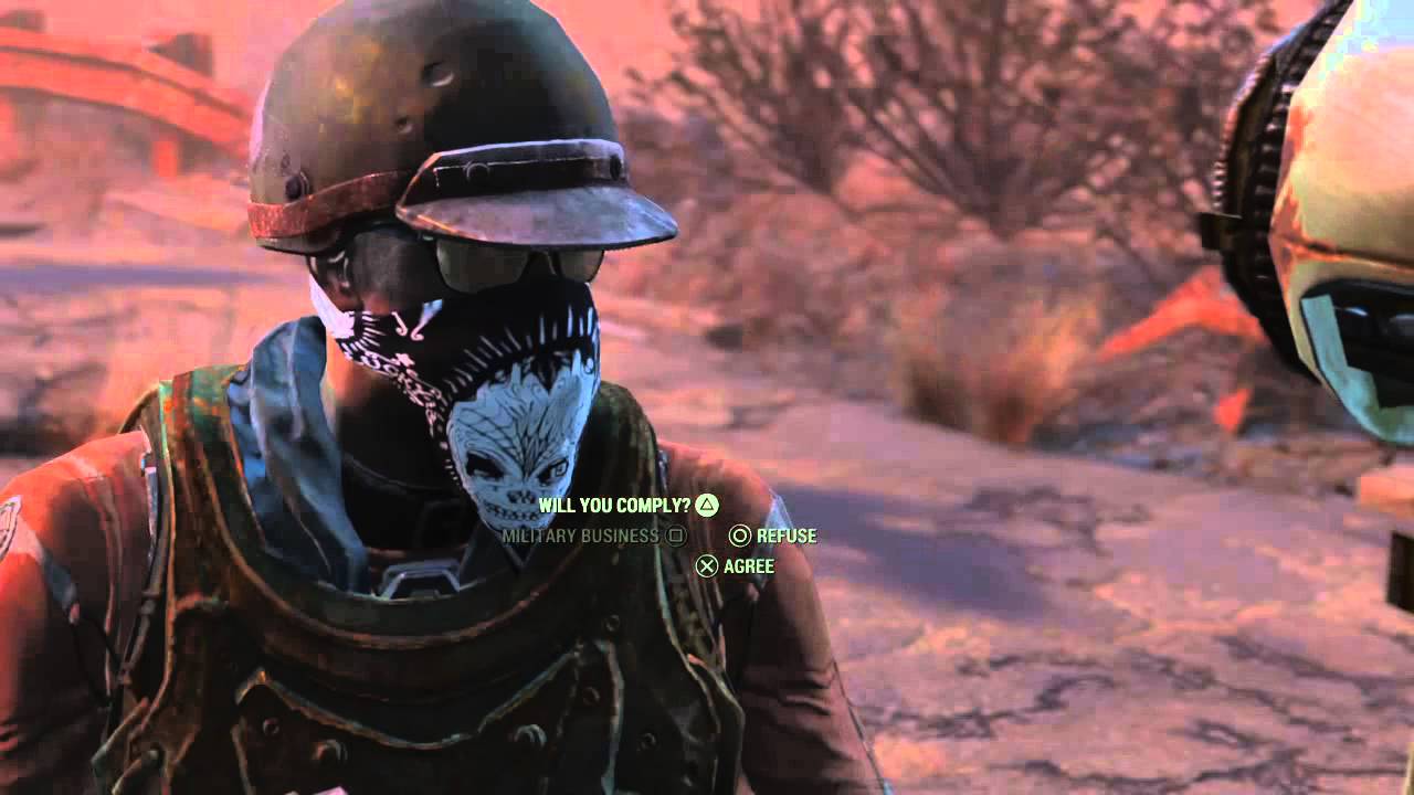 Fallout 4: Mr. Gutsy lacks a sense of humor.