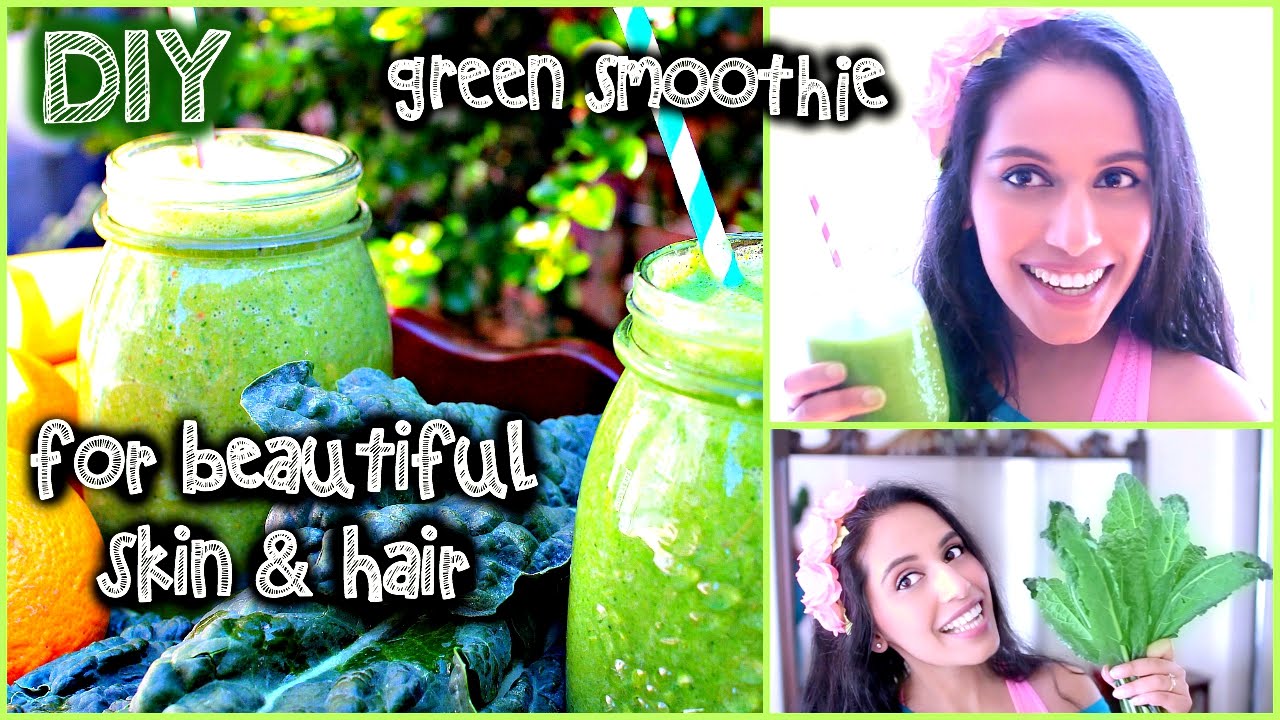 Green Smoothie (DIY) MY BEAUTY SECRET Natural Skin Care & Fitness Home Remedy  