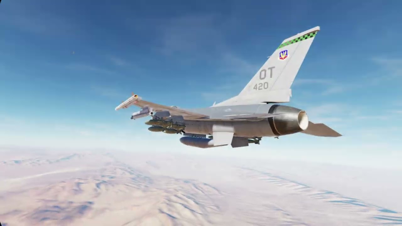 F-16 DCS Nevada / Nellis AFB. Bombing, refueling, McCarren