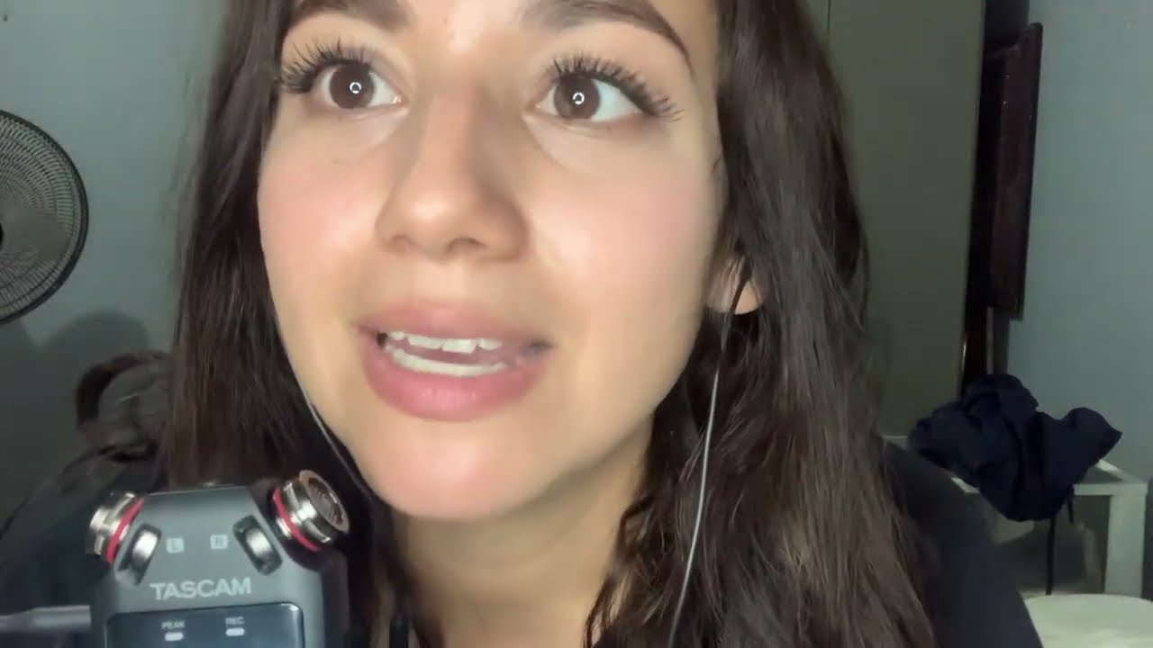 ASMR PLÁTICA RANDOM EN SUSURRO BINAURAL CON TASCAM DR 05 X