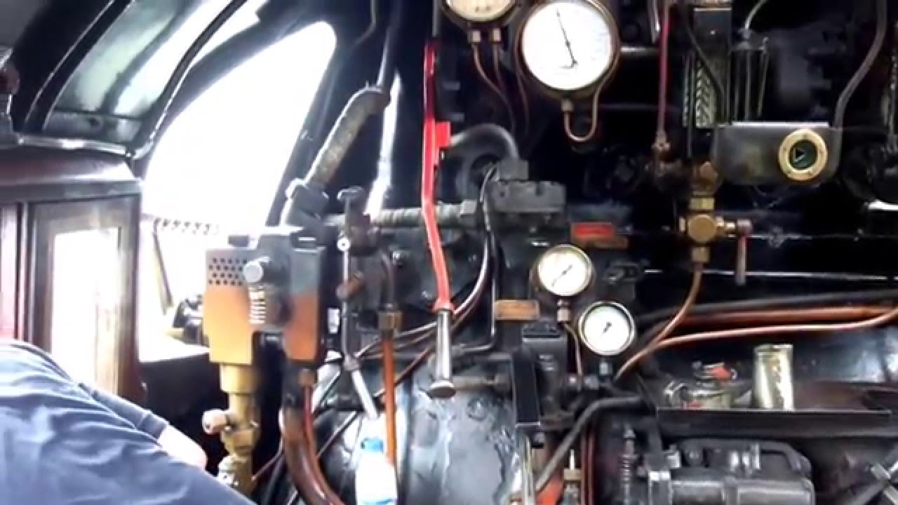 34070 Manston - on the footplate 15th July 2015