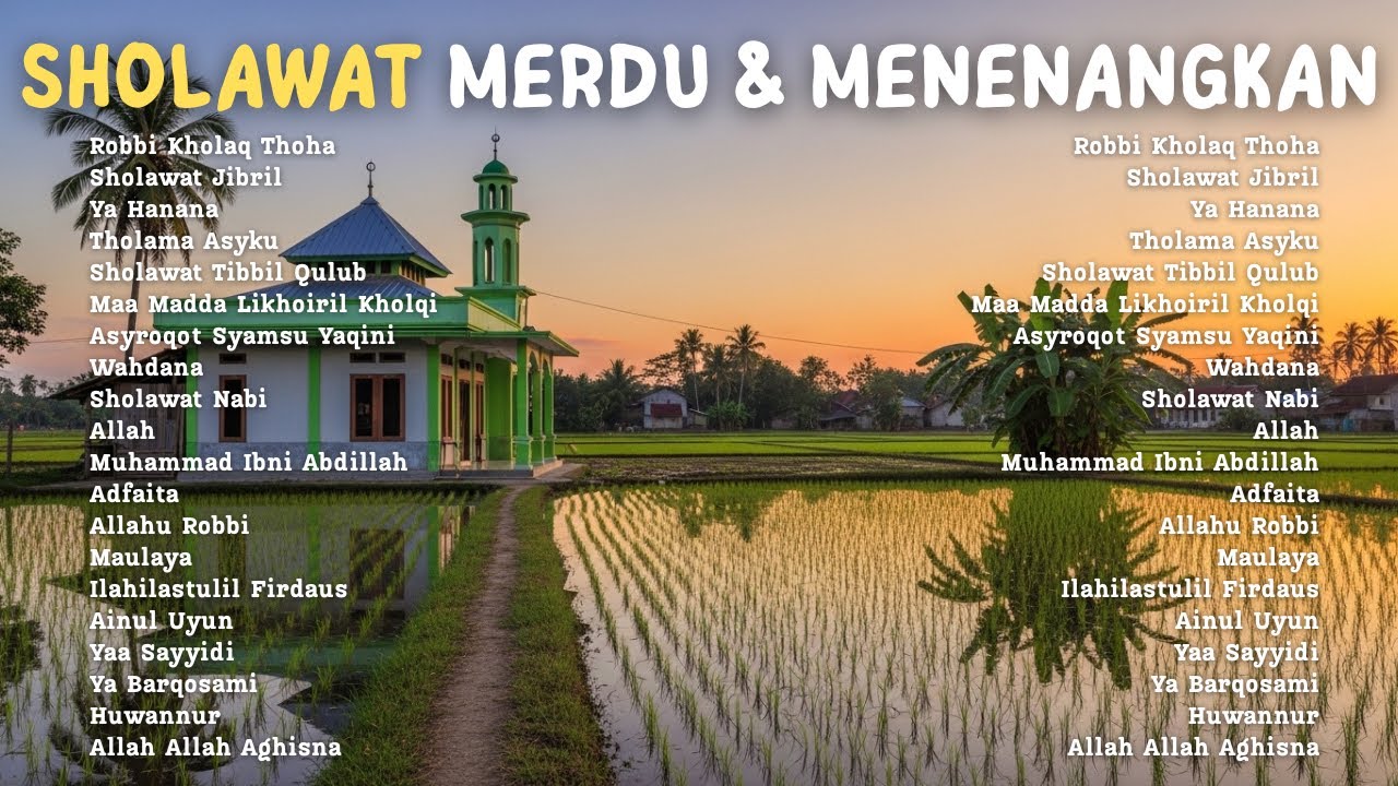 ROBBI KHOLAQ THOHA | SHOLAWAT NABI TERBAIK SEPANJANG MASA | MERDU & MENENANGKAN