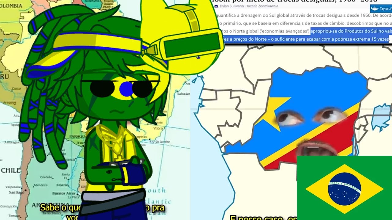 [] PAÍSES REAGEM AO CONGO E O COBALTO + BRASIL EXPONDO A SUÍÇA [] 🇧🇷 [] GACHAGLITCH []