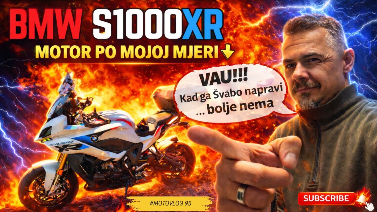 BMW S1000XR Test vožnja #motovlog 95