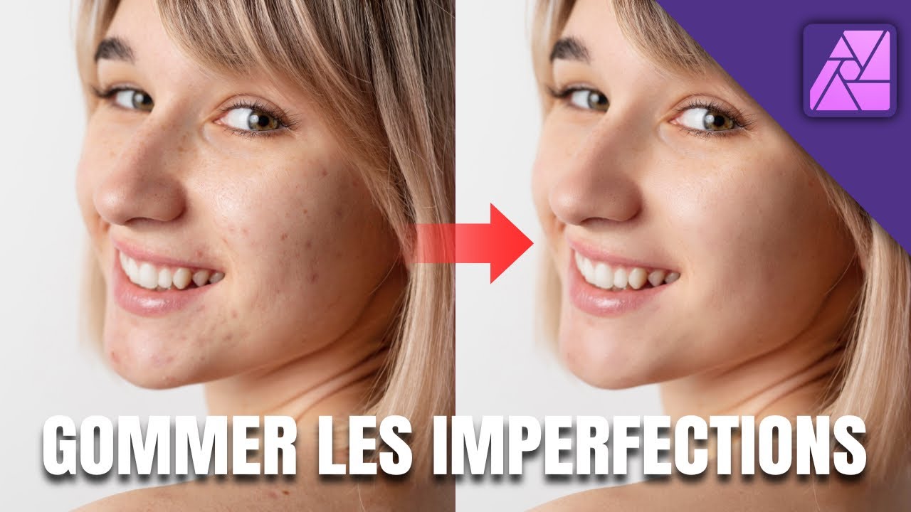 Une Astuce SIMPLE pour retoucher la peau comme un pro ! Affinity Photo