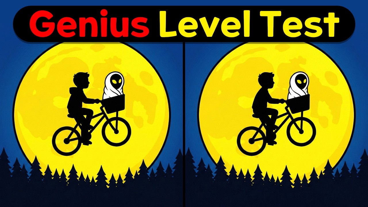 Spot The Difference : Genius Level Test ( Find The Difference #20 )