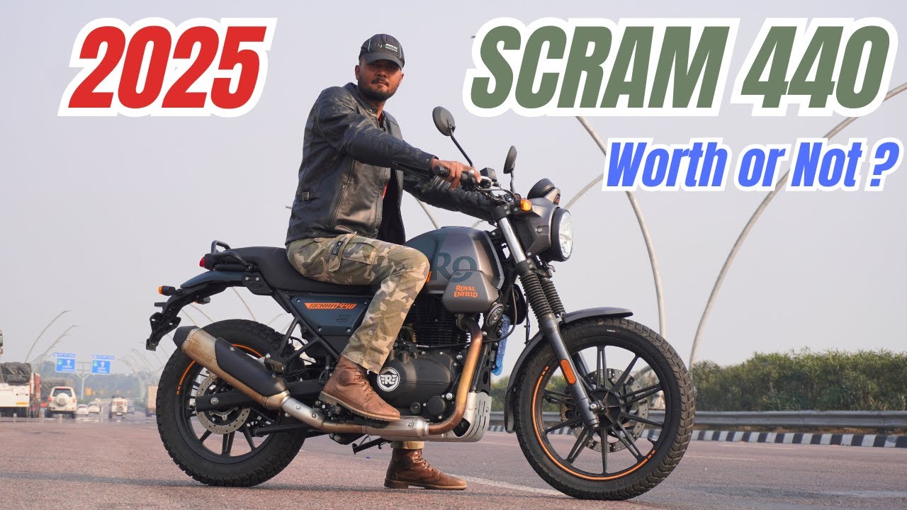 Royal Enfield Scram 440 Detailed Ride Review   Worth Upgrade or not