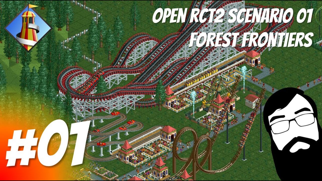 Let's play RollerCoaster Tycoon! Scenario 01 - Forest Frontiers
