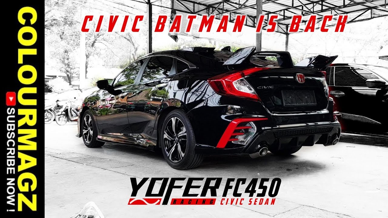 BODYKIT CIVIC TURBO YOFER FC450 - CIVIC BATMAN IS BACK