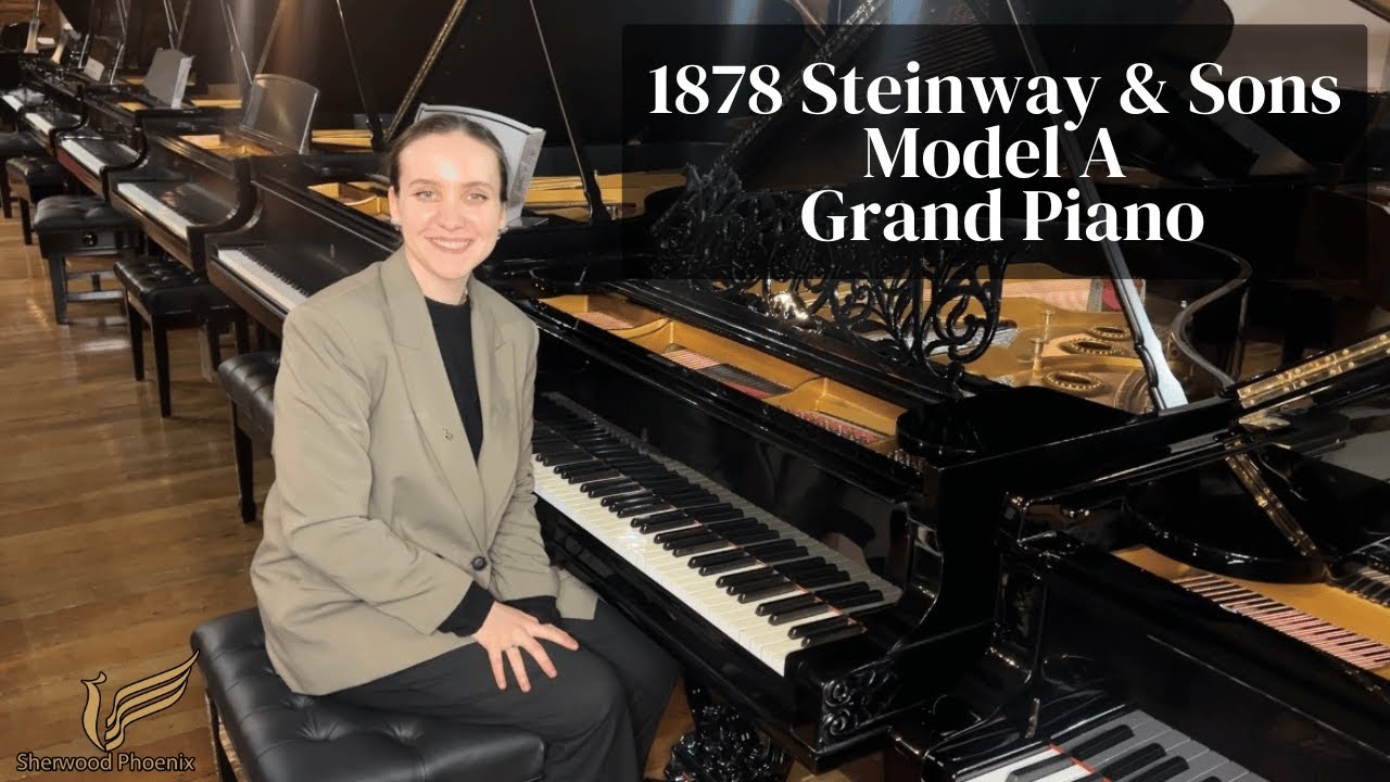 Steinway & Sons Model A Grand Piano Black Gloss 1878 | Review & Demo | Sherwood Phoenix