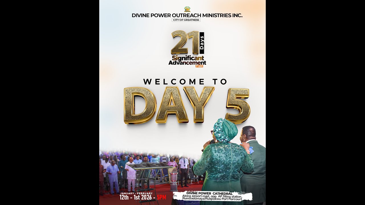 21 DAYS SIGNIFICANT ADVANCEMENT FAST | 2026 OUR YEAR OF SIGINFICANT ADVANCEMENT | 16-01-2026