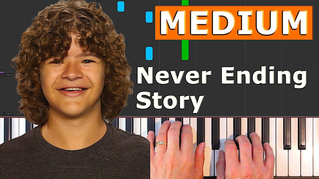 Never Ending Story - Piano Tutorial Easy - Stranger Things (how to play)
