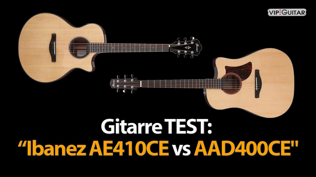 Gitarre: Doppeltest Ibanez AE410-LGS vs AAD400CE-LGS Advanced Acoustic