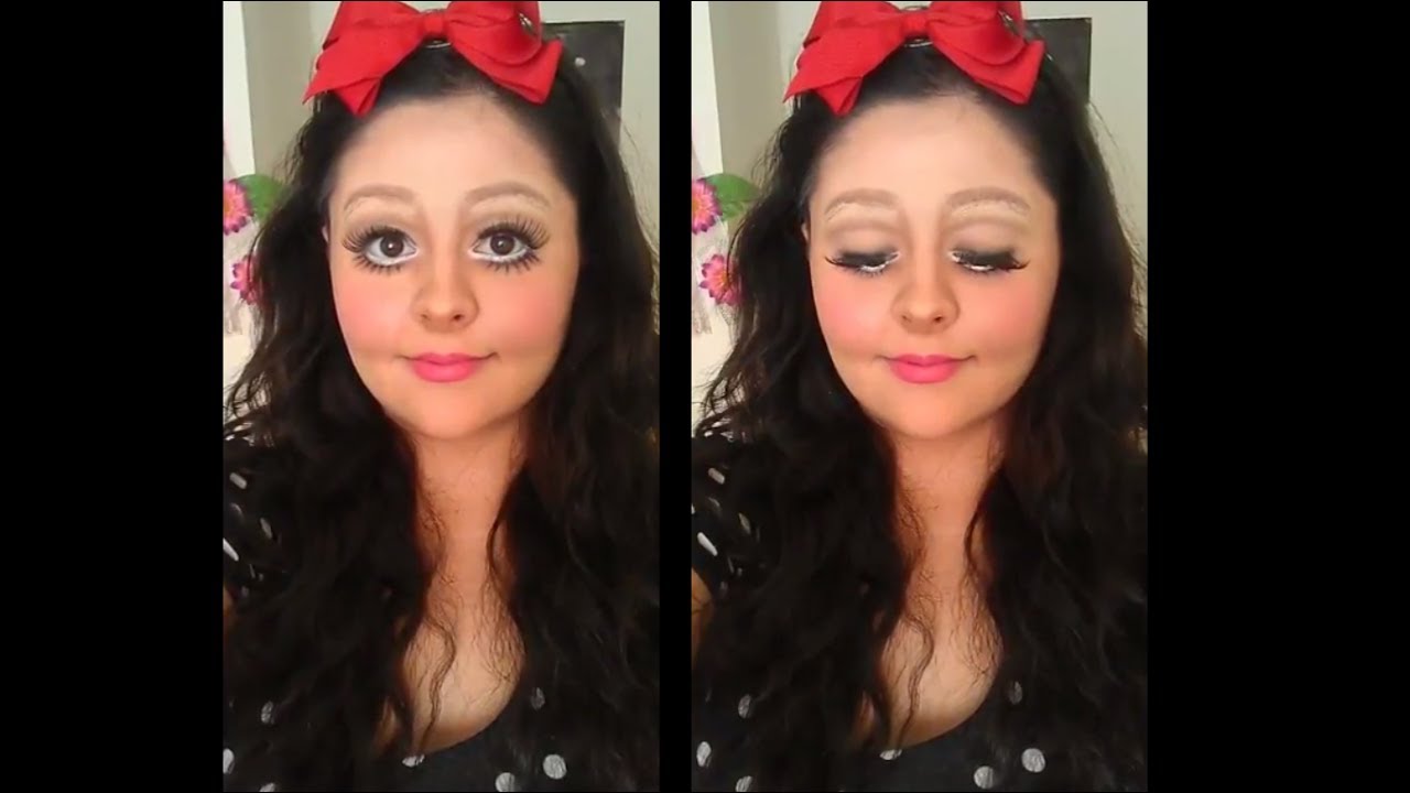 Adorably Creepy Porcelain Doll Halloween Makeup Tutorial (ft Drugstore Products & Shany 120 Palette)
