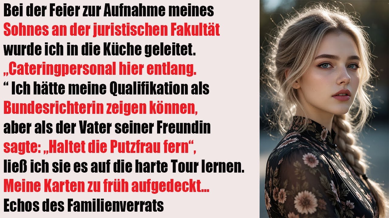Bei der Veranstaltung der Law School meines Sohnes hielten sie mich für Personal –