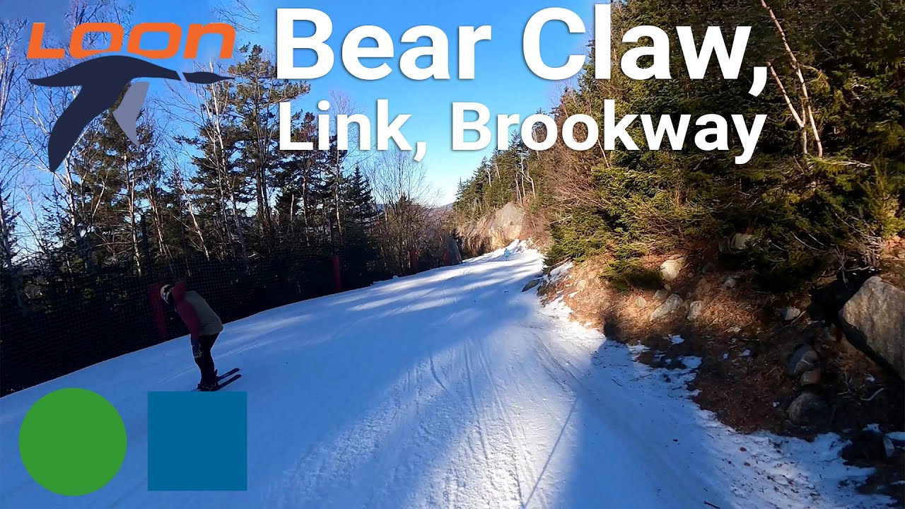 Loon Mountain - Bear Claw to Link to Brookway (via Bear Claw Extension)